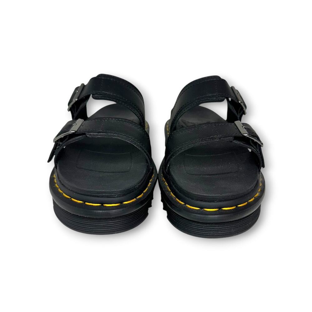 Dr. Martens Myles Slide Sandal Size Women’s US 9 Black Platform Two Strap 570036 - Picture 6 of 11